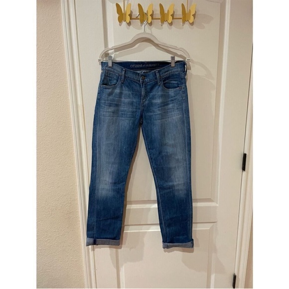 Citizens of Humanity Cropped Straight Leg Jeans size 28 - Picture 1 of 8